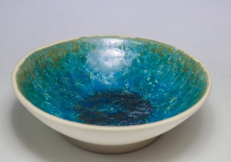 painted clay bowl